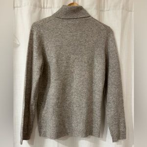 Charter Club NWT Grey Turtleneck 100% Cashmere sz M